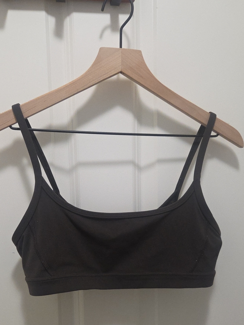 Athleta Brown Square Neck A-C Bra